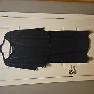 Connected Apparel Cape Dress